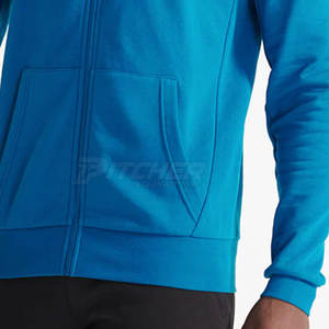 เสื้อฮู้ดซิปดีไซน์มินิมอลสำหรับผู้ชาย พร้อมการปิดซิปที่เรียบเนียนและดีไซน์ทันสมัยสไตล์ลำลอง - Product Image 4