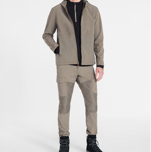 Multi Pocket <b>Men</b> Softshell <b>Jacket</b> <b>Smart</b> Phone Storage Sport Coat Utility Performance Athletic Outerwear Zip Up - Product Image 5