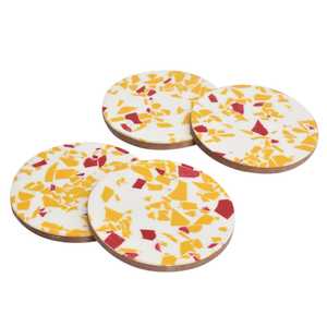 Custom Design Resin Inlay Coaster Set MDF Coaster Resin Coaster MDF Resin Inlay Coaster Place Mats at very competitive Price - Product Image 3