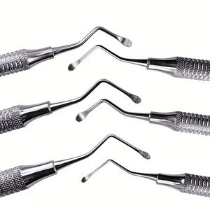 Cureta Quirúrgica Dental Profesional Lucas de Doble Extremo, Cureta Ósea de Acero Inoxidable, Instrumento Quirúrgico Dental con Certificación ISO - Product Image 5