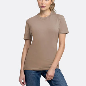 100% Cotton Combed <b>Ring</b>-Spun 32 Singles Tee T Shirts Fit Anti-Pilling Feature Custom Logo Screen Print T Shirt - Product Image 4
