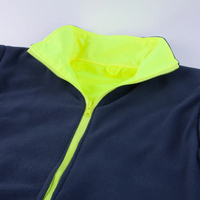 Vêtements de travail ignifuges à étiquette privée pour hommes, gilet de travail haute visibilité réfléchissant, veste de sécurité en polyester pour usage extérieur, vente en gros