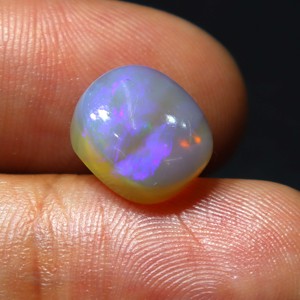 Opale naturelle australienne de 5 carats, pierre précieuse solide de Coober Pedy, opale de bonne qualité, feu bleu, faite à la main pour la fabrication de bijoux - Product Image 4