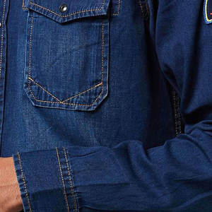 ผู้ผลิตพรีเมียมขายส่งเปิดตัวคอลเลคชั่นใหม่ กางเกงยีนส์และเสื้อเชิ้ตผู้ชายทรงโอเวอร์ไซส์ ผ้าฝ้าย 100% - Product Image 6