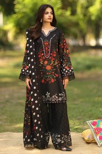 Women's Floral Printed Cotton Kurta <b>Kurti</b> Loose Fit Floor-Length Traditional Ethnic Wear for India Pakistan Casual All Seasons - Product Image 3
