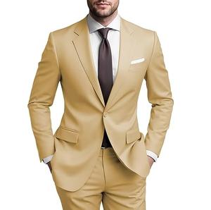 Nouvelle Collection Tendance : Costumes Homme 2 Pièces à Simple Boutonnage – Veste de Costume, Pantalon, Blazer, Smoking pour Affaires et Mariages - Product Image 1