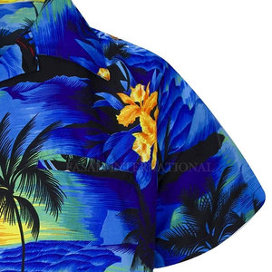 Nouvelles chemises hawaïennes colorées tendance pour l'été, chemises hawaïennes pour hommes fabriquées au Pakistan. - Product Image 5