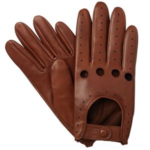 Guantes de Conducción de Cuero de Alta Gama Unisex con Correa de Muñeca Ajustable, Transpirables para Todas las Estaciones, Proveedor Mayorista OEM, Color Personalizado - Product Image 4