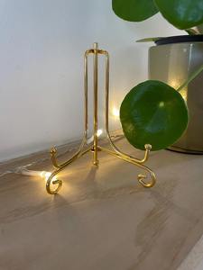 Support à assiettes moderne en fer, idéal pour cuisines et salles à manger contemporaines, présentoir à assiettes - Product Image 4