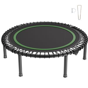 Trampolino Fitness Pieghevole da 40 Pollici in Acciaio per Esercizi Indoor con Carico Massimo di 150 Kg, Compagno di Allenamento Stabile e Silenzioso - Product Image 1