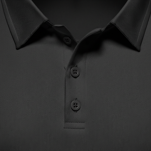 Camisa de Manga Corta para Hombre, Premium, Negra, Sólida, Transpirable, Casual, Bordada, de Nylon, con Bolsillo, de Secado Rápido, Alto Rendimiento - Product Image 3