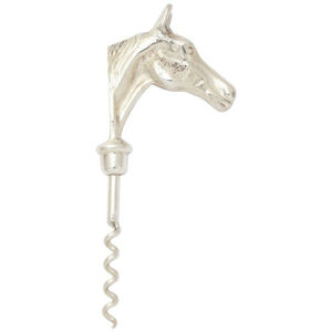 Sacacorchos con diseño fabuloso de cabeza de caballo, plateado, abridor de botellas, accesorio de bar, regalo para el hogar, hotel, bar, a bajo precio. - Product Image 1