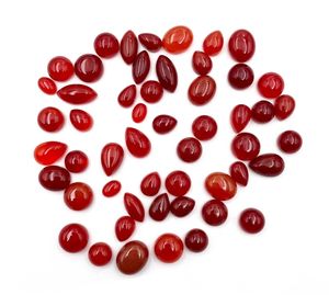 Piedra Preciosa de Ónix Rojo de Primera Calidad, Ónix Rojo Natural en Formas Mixtas para Joyería - Product Image 3