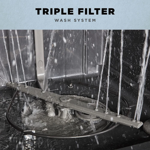 เครื่องล้างจานแบบฝัง A-m-a-n-a 59 d-B-A พร้อมระบบควบคุมด้านหน้า ผลิตจากสแตนเลส - Product Image 5