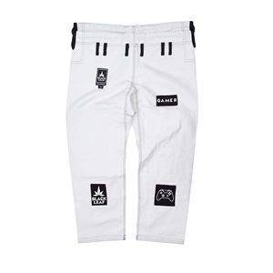 Kimono de Jiu-Jitsu Brésilien Blanc 100% Coton, Uniforme d'Arts Martiaux, Logo Personnalisé, Gi d'Entraînement - Product Image 3