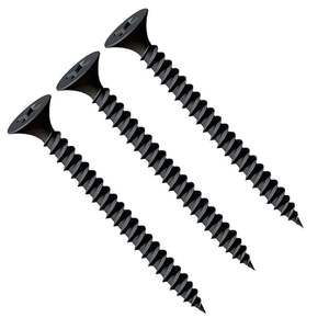 Tornillos de Acero al Carbono Negro ISO Métricos para Carpintería y Uso en Paneles de Yeso, Suministro de Componentes de Ferretería de Vietnam - Product Image 1