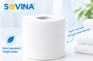 กระดาษทิชชู่ห้องน้ำ เยื่อกระดาษบริสุทธิ์ 1 ชั้น 163 กรัม (100 ม. * 107 มม.) 908 แผ่น/ม้วน x 48 ม้วน/กล่อง - Product Image 2