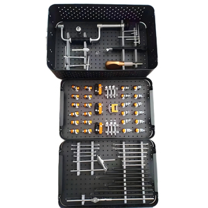 Kit chirurgical manuel d'instruments de fixation externe orthopédique, approuvé CE, classe I, en acier inoxydable de qualité allemande, pour chirurgie FIDA - Product Image 1