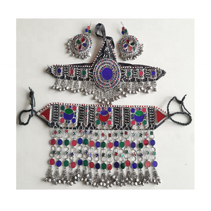 Kuchi-Conjunto de joyería hecha a mano, joyería Tribal afgana en diferentes grados y precios - Product Image 6