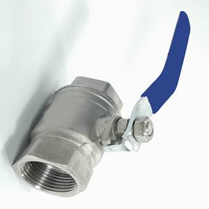 Vanne à boisseau sphérique monobloc de haute qualité à commande manuelle par levier, raccord fileté NPT femelle 3/8, faible coût OEM/ODM pour l'industrie pétrolière et gazière - Product Image 2