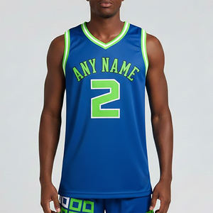 Maillot de basketball personnalisable grande taille léger pour hommes, maillot imprimé par sublimation sur mesure au Pakistan avec offre de faible MOQ. - Product Image 1