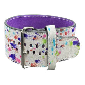 <b>Strength</b> <b>Training</b> Leather Belt With Lever Buckle Genuine Leather Gym Belt Weight Lifting Belt Custom - Product Image 2