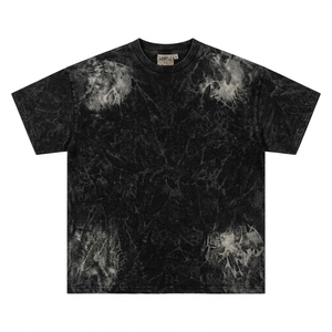 Camisetas de Algodón Premium para Hombre, Estilo Casual y Urbano, al por Mayor, con Lavado Ácido, de Corte Holgado, Suaves, de Moda Vintage - Product Image 2