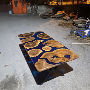 Handmade Live Edge Epoxy Resin <b>Dining</b> <b>Table</b> Custom Size Luxury Wooden <b>Dining</b> Furniture Wholesale - Product Image 6