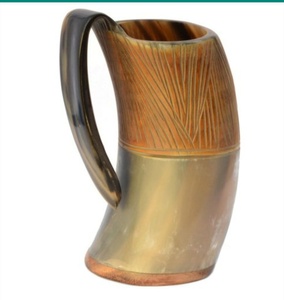Jarra de Cerveza Hecha a Mano de Cuerno Natural, Jarra Moderna para Beber, Ecológica, Regalo Empresarial, Talla L, Calidad Premium - Product Image 6
