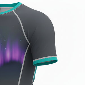 T-shirt de compression à manches courtes de haute qualité, sublimé, tissu respirant, coutures renforcées, MMA BJJ, design personnalisé - Product Image 5