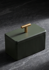 Caja de Almacenamiento Rectangular Moderna y Exclusiva para Frutos Secos y Dátiles, Organizador de Aperitivos de Lujo, Envase de Metal para Regalo Festivo o de Boda - Product Image 4