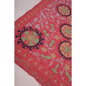 Lavinas Handmade Vintage Cotton Kantha Suzani <b>Quilt</b> Floral Boho Indian Eco-Friendly Washable All-Season Bedspread <b>Throw</b> Blanket - Product Image 4