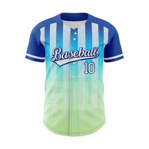 Camiseta de Béisbol Personalizada, Transpirable, de Talla Grande, de Alta Calidad, con Impresión por Sublimación, Disponible al por Mayor - Product Image 1