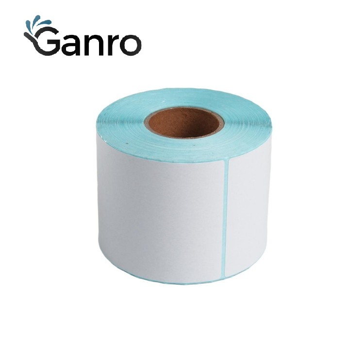 Food-Grade Safe Adhesive Labels Custom Printed Logo Thermal Transfer Stickers 60x100mm Industrial Packaging Labels Supermarket