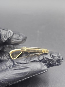 จี้ห้อยคอแบบกำหนดเอง PTK ประดับเพชรแบบ Iced Out พร้อมดาว เงินแท้ S925 ชุบทอง ประดับเพชร VVS มอยส์ซาไนต์ สไตล์ฮิปฮอป สร้อยคอชื่อสำหรับผู้ชายและผู้หญิง - Product Image 3