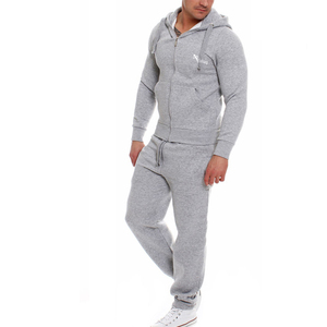 Men's Solid Color <b>Tracksuit</b> Set Full Zip Stand Collar Sweatshirt And Sweatpants With Side Pockets Casual Autumn Wear - Product Image 1