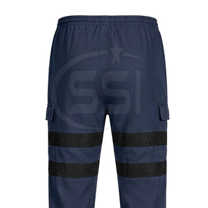 Pantalon de travail industriel léger, classe 2 ANSI, imperméable, tissu résistant pour l'utilisation sur le terrain de la fabrication, bas de pantalon extensible - Product Image 5