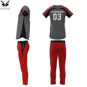 Lightweight High Demand Custom Printing Wholesale Rate Eco Friendly Fabric Adult Team Wear Short Sleeve <b>Baseball</b> Uniform - Product Image 4