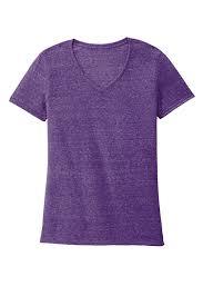 Camiseta básica informal con cuello en V para mujer, logotipo personalizado al por mayor, camiseta de algodón orgánico premium, lisa, de manga corta. - Product Image 3