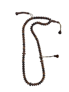 Tasbih de Madera de Alta Calidad, 100 Cuentas de 8MM, Color Marrón, para Dhikr, Zikr, Meditación, Estilo Islámico Musulmán Turco Tradicional - Product Image 6
