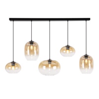 Lustre en verre suspendu pour restaurant, décoration intérieure, café, salle à manger, lampe suspendue en verre