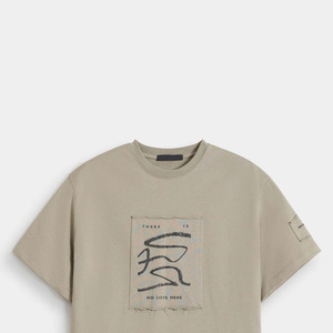 Camiseta de algodón suave unisex de dos tonos, manga corta, cuello redondo, informal, para verano, 100% algodón, para uso diario. - Product Image 4