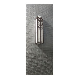 Applique murale décorative architecturale extérieure en acier inoxydable LED Slimline 14W - Product Image 1