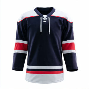 Jersey de Hockey sobre Césped Personalizable para Hombre, 100% Poliéster, Transpirable, Nombre del Equipo OEM, Sublimación, Conjunto Deportivo de Hockey sobre Hielo - Product Image 3