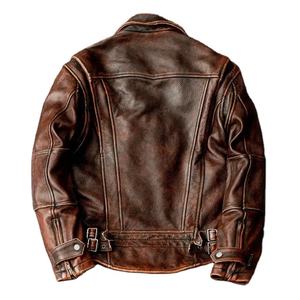 Chaqueta de bombardero de cuero de lona personalizada para hombres y mujeres con cuello levantado y logotipo frontal OEM al por mayor - Product Image 4