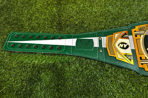 Ceinture de champion des New York Jets, taille adulte, modèle Legacy, en alliage de zinc de qualité supérieure, doublure en cuir PU de 2 mm/4 mm, durable - Product Image 3