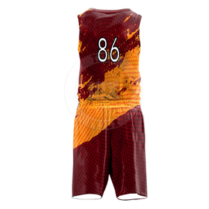 Ensemble uniforme haute performance avec texture lisse et durabilité longue durée, uniforme de basketball pour équipes - Product Image 4