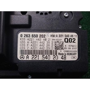 ชุดหน้าปัดมือสองสำหรับรถยนต์ S-class รุ่น A2215402048 - Product Image 4