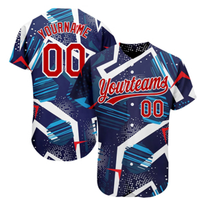 Customizable Baseball Jersey Teamname 00 Navy Yellow Screen Printed Unisex Adult Short Sleeve Moisture Wicking - Product Image 4