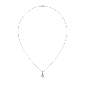 จี้เพชรเพาะเลี้ยงในห้องปฏิบัติการบนตัวเรือนเงิน เครื่องประดับชั้นดี ออกแบบมาเพื่อความเปล่งประกายที่ยาวนาน สง่างาม เหมาะสำหรับสวมใส่ทุกวันและใส่ซ้อนกันได้ - Product Image 3